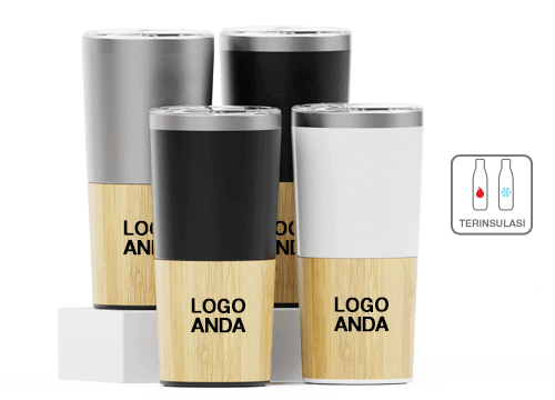 Metro Bamboo - Travel Mugs Personalised