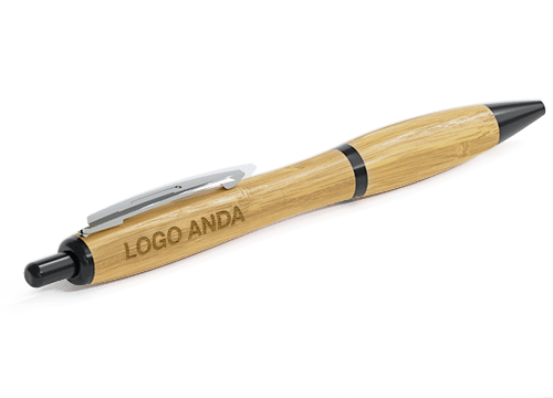 Contour - Bamboo Pens with Logo
