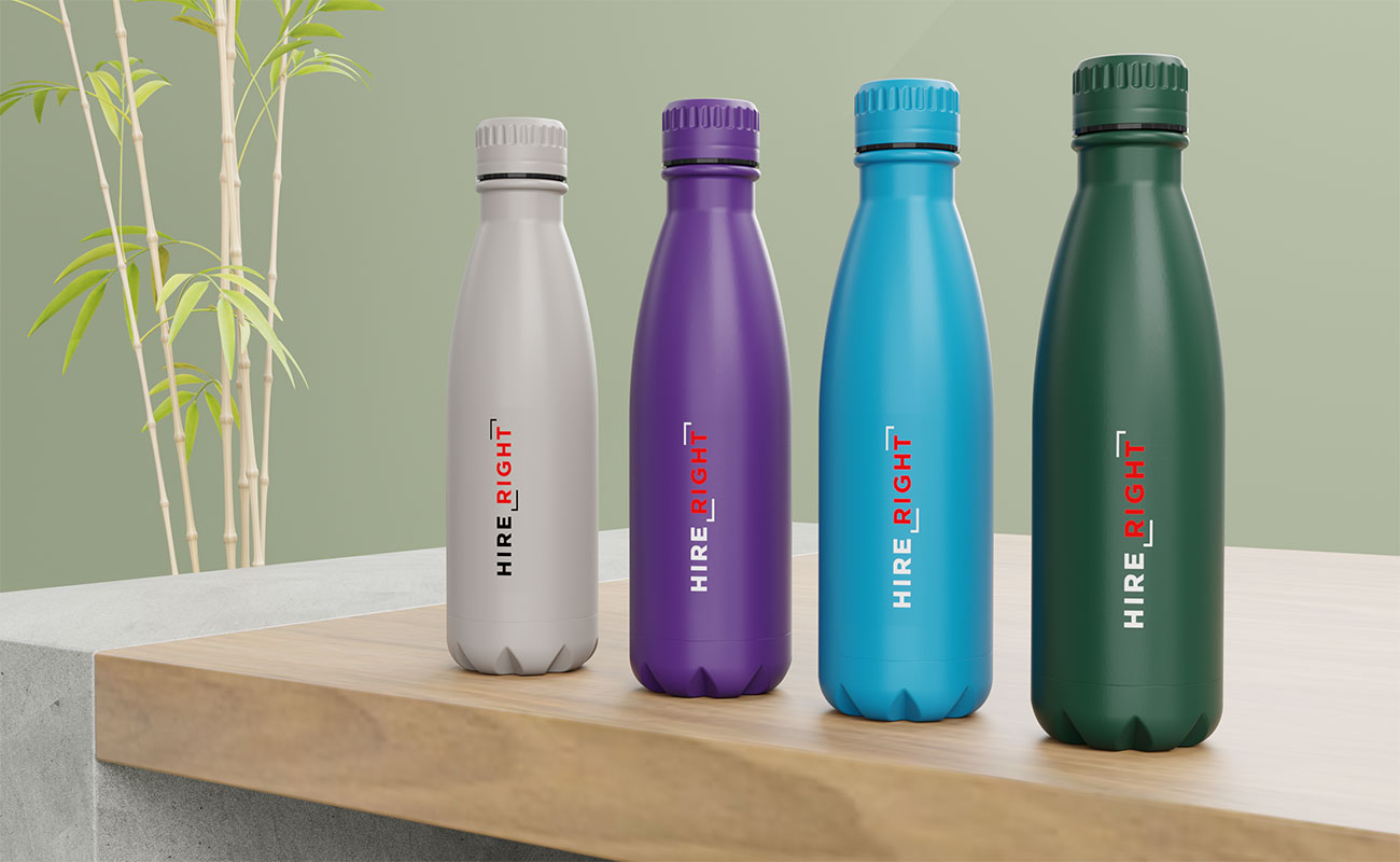 Nova Pure - Branded Double Walled Water Bottles Logo