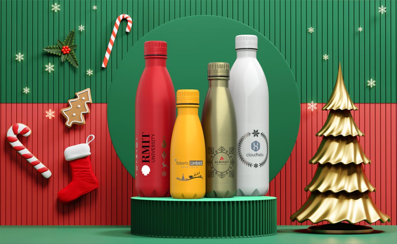 Nova Pure Christmas - Personalised Water Bottles